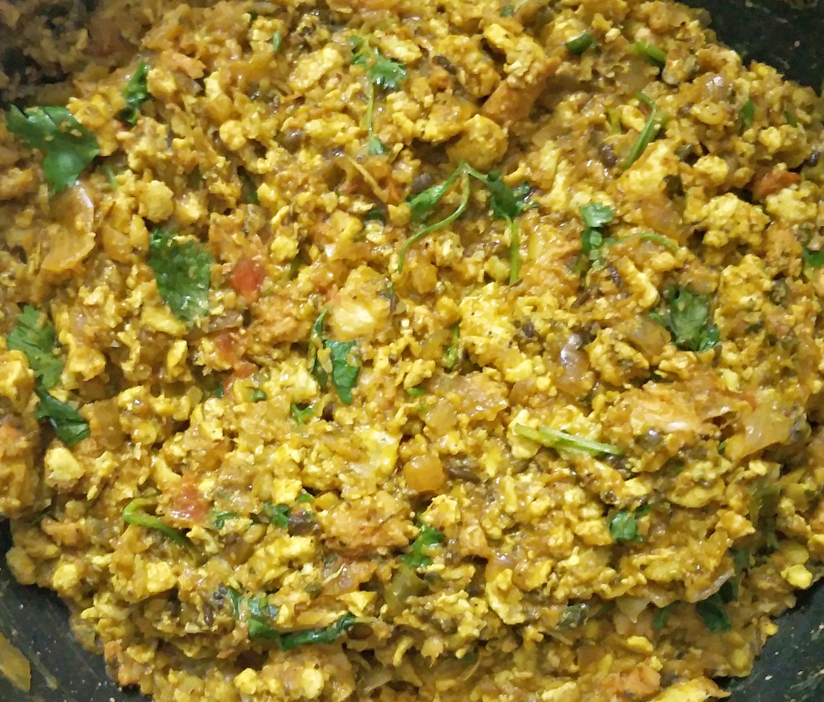 Egg Chicken Tikka Tadka
