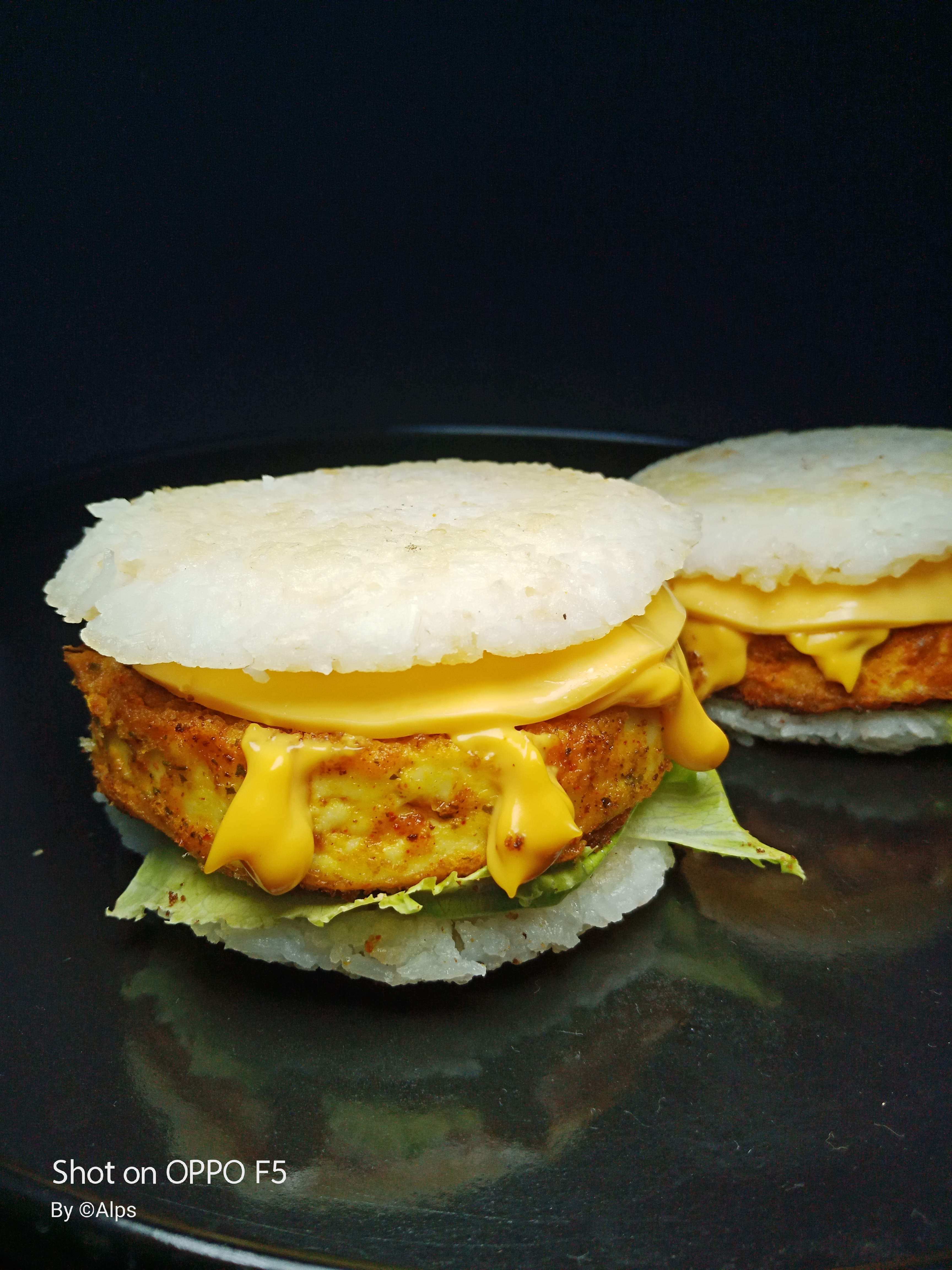 #Riceburger#lowcalburger#dietburger