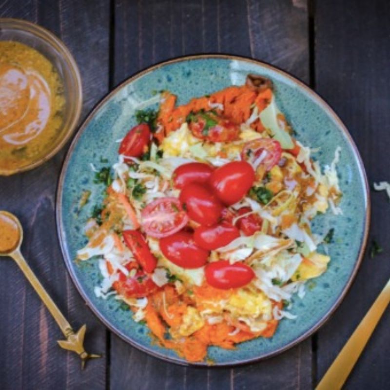 Thai Stuffed Sweet Potato