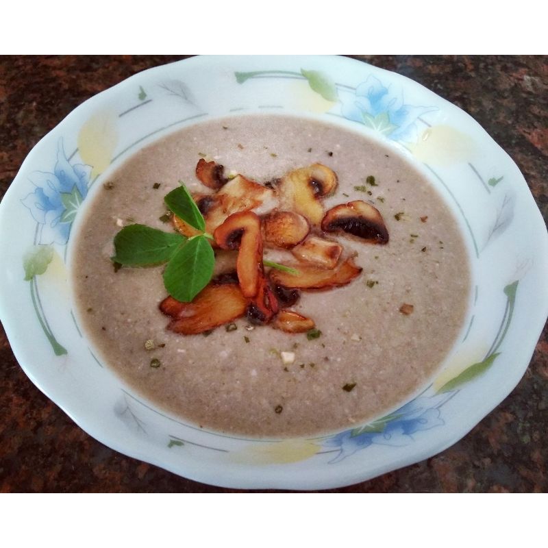Mushroom Almond Soup