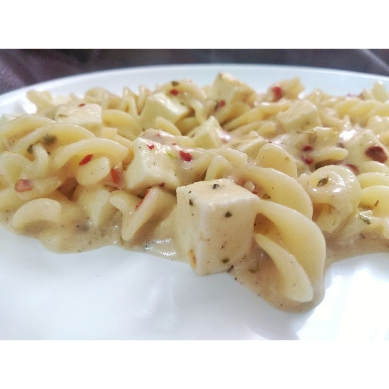 White Sauce Paneer Pasta