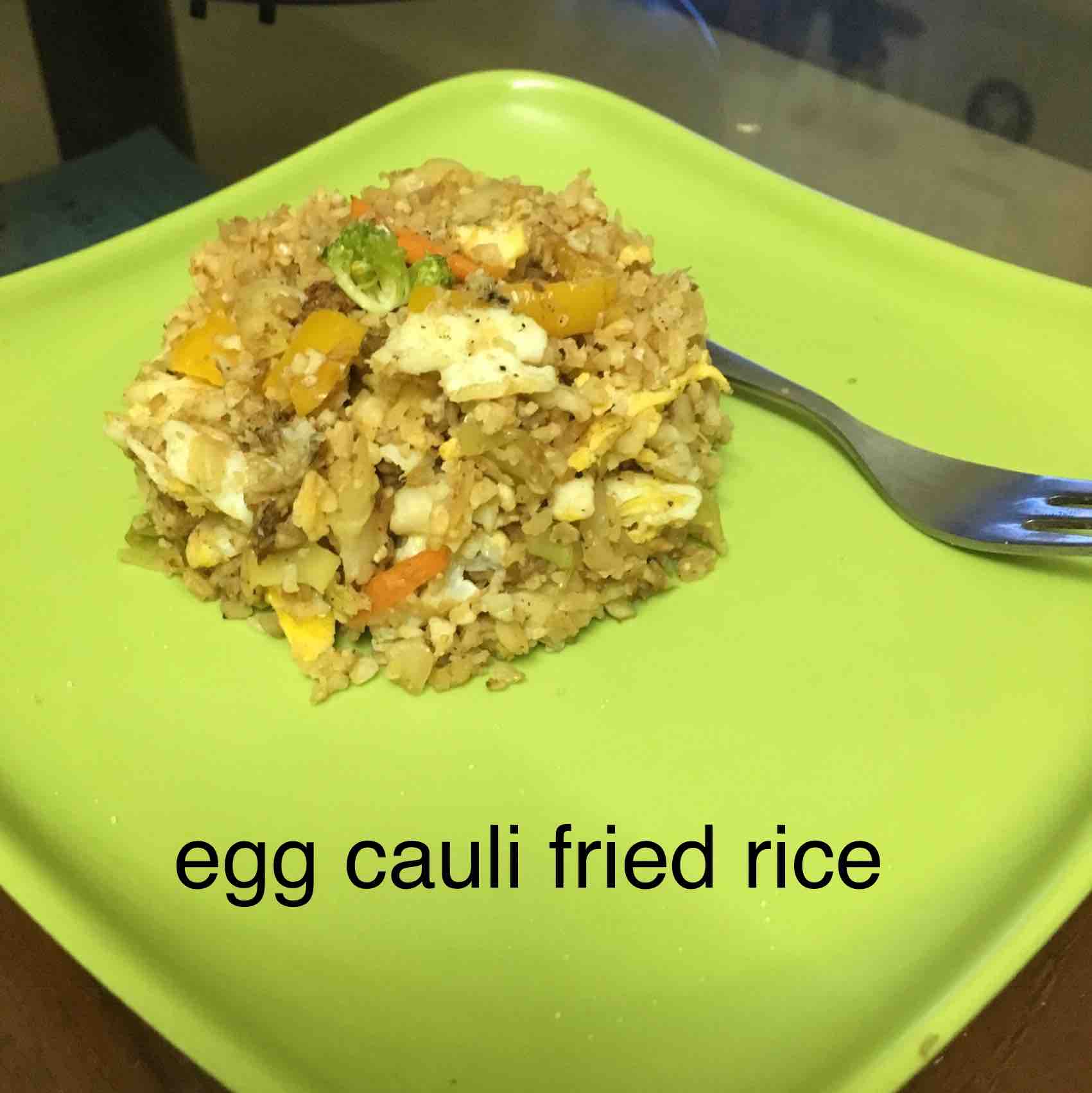 Egg Cauli fried rice