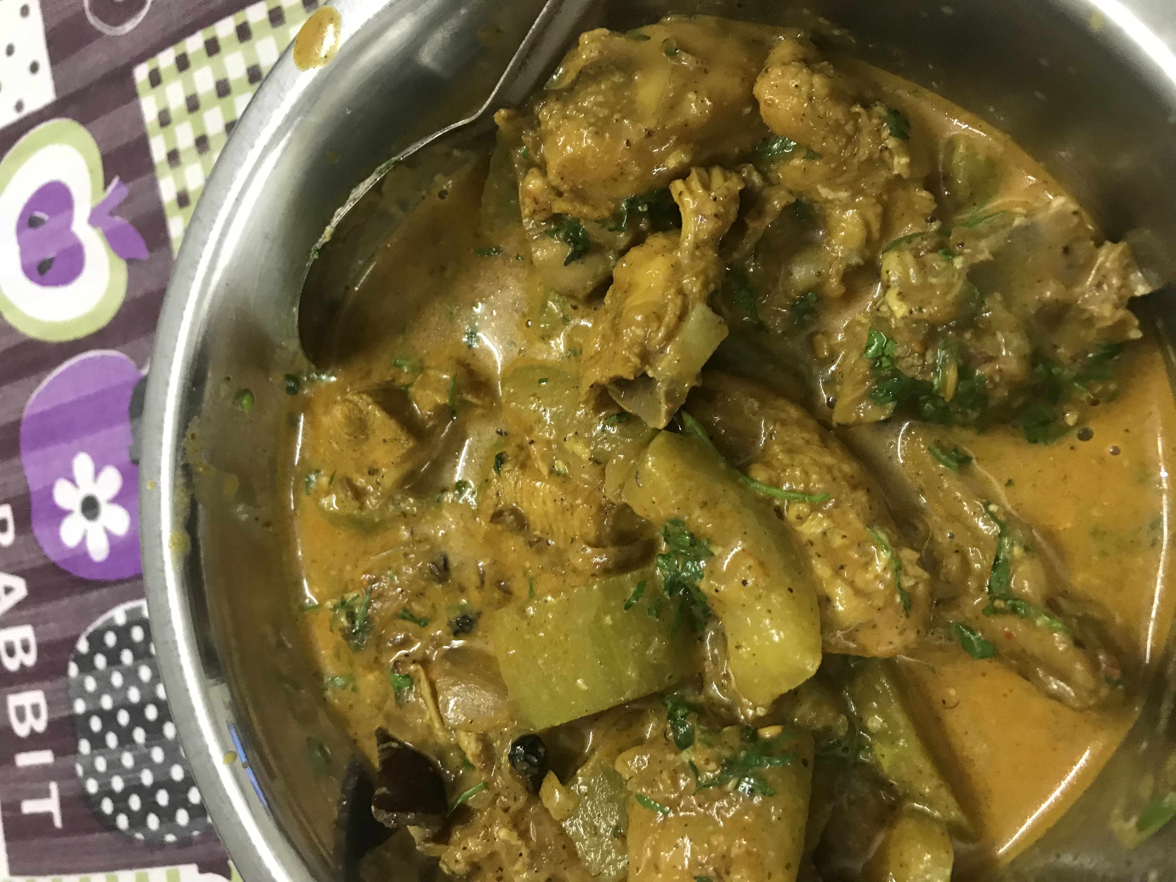 bottle gourd chicken curry